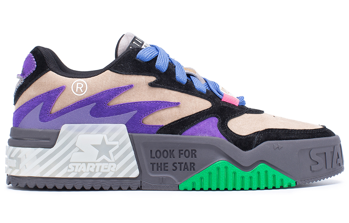 STARTER Low Top Sneaker 'Blue Purple' 'Wave Series American Street Trend Color-Block' 圖 2