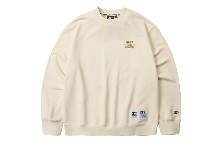 STARTER Maple Leaf Print Oversized Sweatshirt - Unisex Pullover Crewneck SA33SW002U