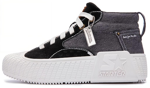 STARTER Mid Top 'Parche de Mezclilla Negro' STF4S6001M-BK01 Buy STARTER Mid Top 'Parche de Mezclilla Negro' STF4S6001M-BK01