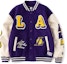 Buy STARTER NBA Lakers Jaket Varsity Ungu Retro Patch Letter Unisex. STH4C2895M-PU09