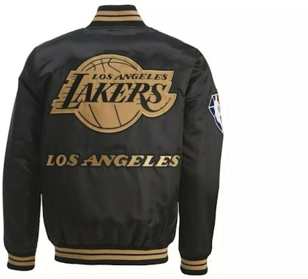 Starter NBA Los Angeles Lakers Starter Rakuten Limited Edition Jacket Black/Gold Buy Starter NBA Los Angeles Lakers Starter Rakuten Limited Edition Jacket Black/Gold