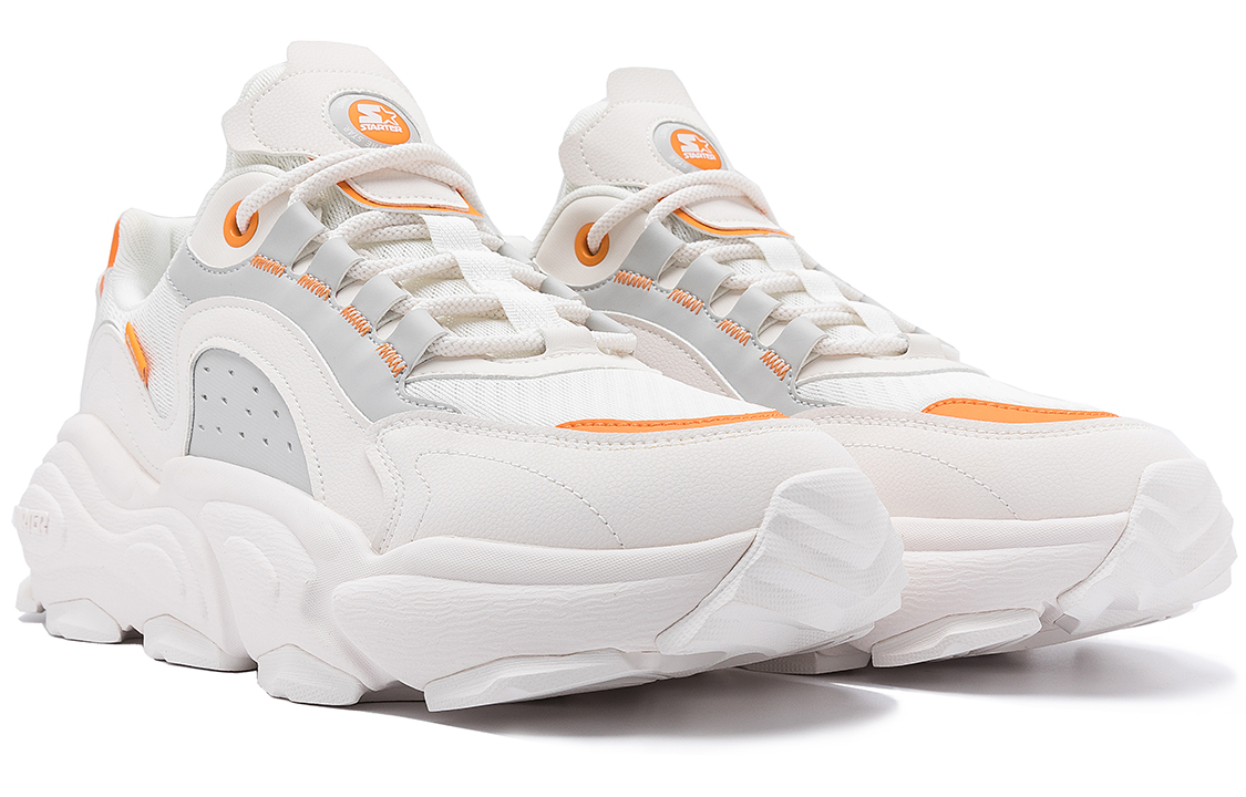 STARTER Orange-White 'Rock Layer Series Retro Street Thick-Soled Low-Top Casual Dad Shoes' 圖 3