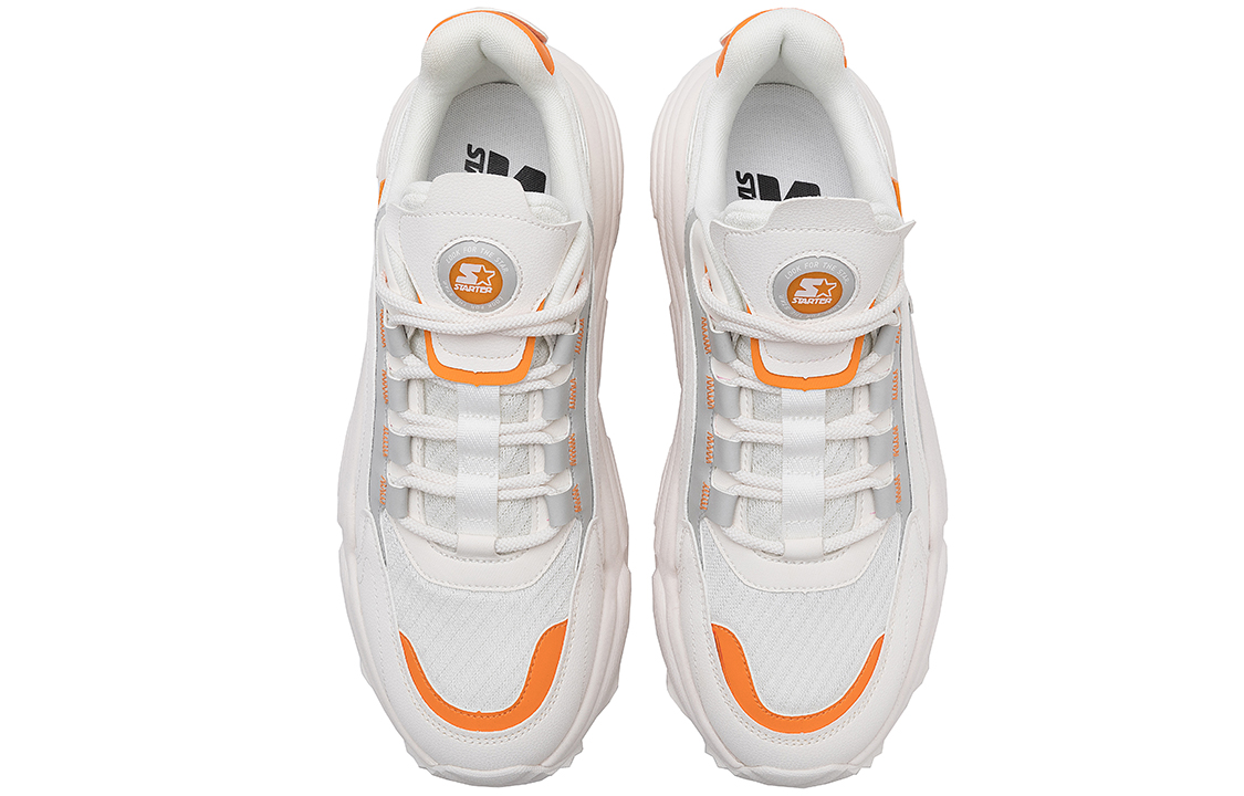 STARTER Orange-White 'Rock Layer Series Retro Street Thick-Soled Low-Top Casual Dad Shoes' 圖 4