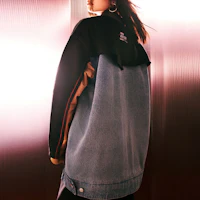 Shop Chaqueta Unisex Béisbol STARTER Gris Suave - Diseño Patchwork y Botones. STG4C2298M