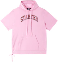 STARTER Pink Oversized Logo Print Hoodie T-Shirt Unisex Casual Wear SA42HD001F STARTER Pink Oversized Logo Print Hoodie T-Shirt Unisex Casual Wear SA42HD001F