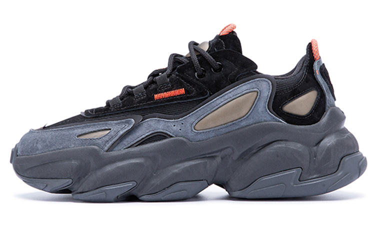 STARTER Platform Breathable Low-Top Dad Shoes 'Black Grey' 'Rock Layer Series' STF4S2006M-BK12