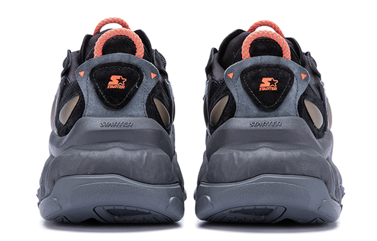 Shop Sepatu Pria Low-Top Starter Rock Layer 'Hitam Abu' - Seri Sepatu Nyaman STF4S2006M-BK12