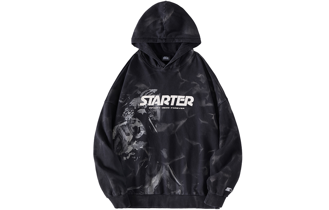 STARTER Printed Hoodie Long Sleeve Unisex STG3C0816M-BK01