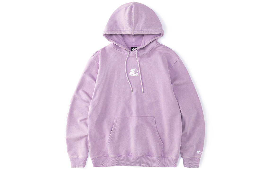 STARTER Purple Cotton Pullover Hoodie STH3C0811M