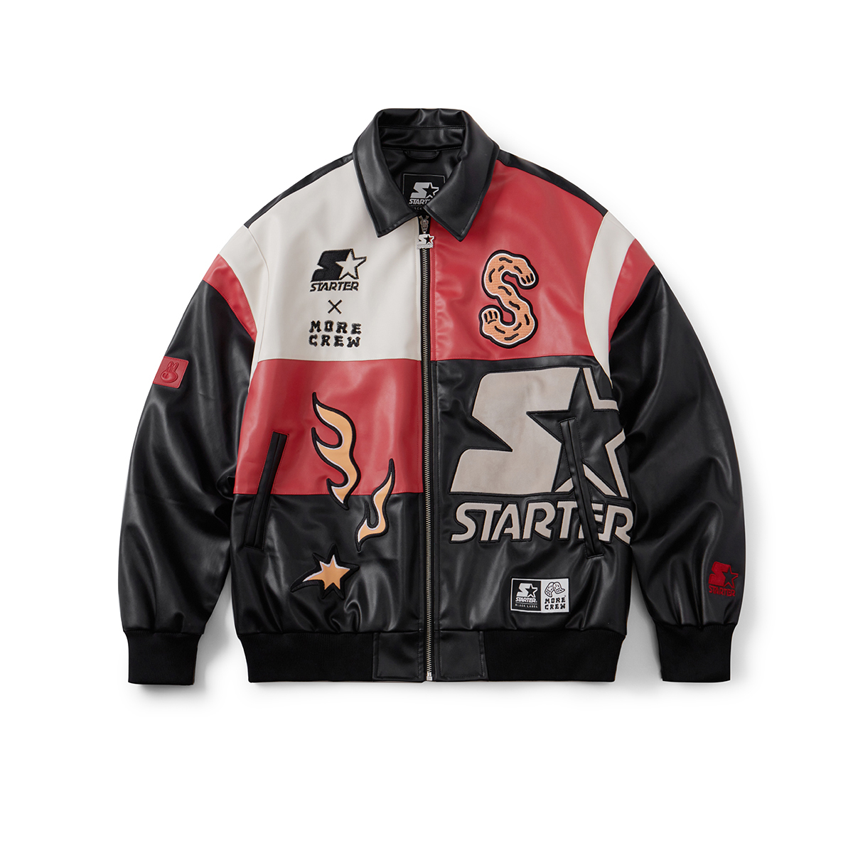 Order STARTER Jaket Unisex Rabbit Series Patchwork Logo Hitam STI1C1099M-BK01