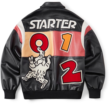 STARTER Jaket Unisex Rabbit Series Patchwork Logo Hitam STI1C1099M-BK01 Lookbook STARTER Jaket Unisex Rabbit Series Patchwork Logo Hitam STI1C1099M-BK01