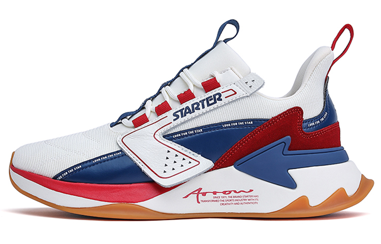 STARTER Retro 'Deconstructed Dad Shoe Thick Sole with Logo Red White' STE3S2029M-WH01