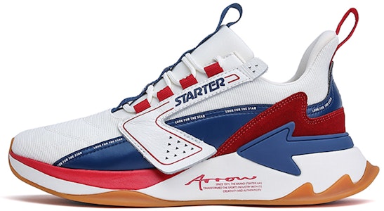 STARTER レトロ ダッドスニーカー 厚底 ロゴ 赤白 STE3S2029M-WH01 Buy STARTER レトロ ダッドスニーカー 厚底 ロゴ 赤白 STE3S2029M-WH01