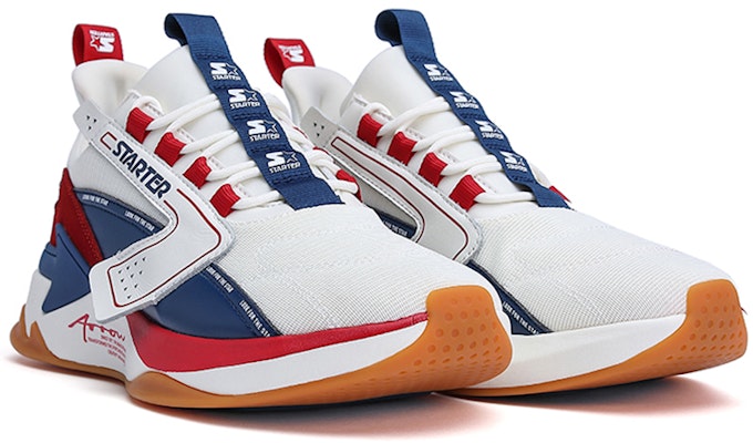 STARTER Retro 'Deconstructed Dad Shoe Thick Sole with Logo Red White' STE3S2029M-WH01 Order STARTER Retro 'Deconstructed Dad Shoe Thick Sole with Logo Red White' STE3S2029M-WH01