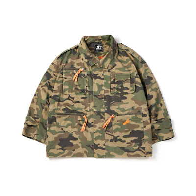 STARTER Retro American Loose-Fit Camouflage Jacket Unisex SA41WJ002U
