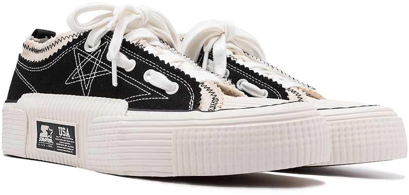 STARTER 復古拼接帆布鞋 黑色 Lookbook STARTER 復古拼接帆布鞋 黑色