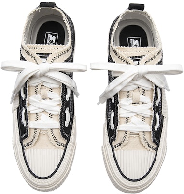 STARTER 復古拼接帆布鞋 黑色 Shop STARTER 復古拼接帆布鞋 黑色