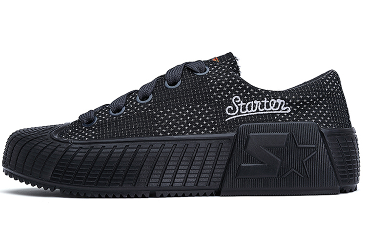 STARTER Retro Chunky 'Black White Checkered Mesh with White Side Woven Logo'