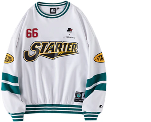 Sudadera Unisex Blanca STARTER Retro Color-Block Gráfico de Algodón STH1C1299M-WH01 Buy Sudadera Unisex Blanca STARTER Retro Color-Block Gráfico de Algodón STH1C1299M-WH01