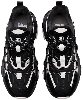 STARTER Retro Dad Shoes 'Comfortable Thick Sole Black' STG4S2001M-BK02 Shop STARTER Retro Dad Shoes 'Comfortable Thick Sole Black' STG4S2001M-BK02