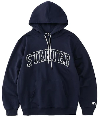 STARTER Retro Letter Patch Pullover Hoodie Casual Style STH3C0814-1 Buy STARTER Retro Letter Patch Pullover Hoodie Casual Style STH3C0814-1