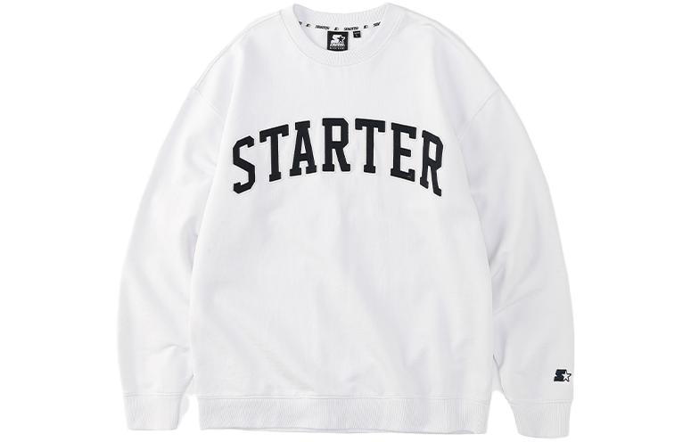 STARTER Retro Logo Crewneck Pullover Sweatshirt Loose Fit Long Sleeve STH3C1223_1