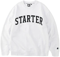STARTER Retro Logo Crewneck Pullover Sweatshirt Loose Fit Long Sleeve STH3C1223_1 STARTER Retro Logo Crewneck Pullover Sweatshirt Loose Fit Long Sleeve STH3C1223_1