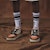 STARTER Retro Patchwork Skate 'Hitam Jingga Putih' STH4S6011M-CL01