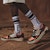STARTER Retro Patchwork Skate 'Hitam Jingga Putih' STH4S6011M-CL01