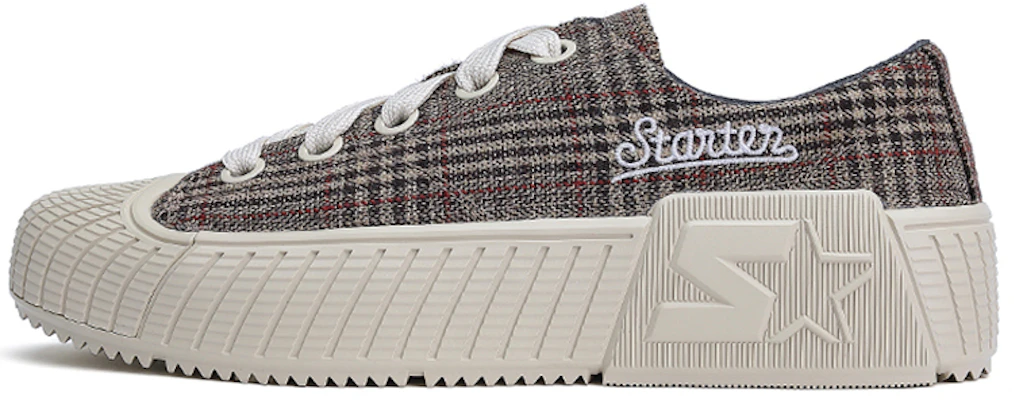 STARTER Retro Platform 'Abu Merah Kotak Putih Logo Anyaman Samping' STE3S6025M-WH03 Buy STARTER Retro Platform 'Abu Merah Kotak Putih Logo Anyaman Samping' STE3S6025M-WH03