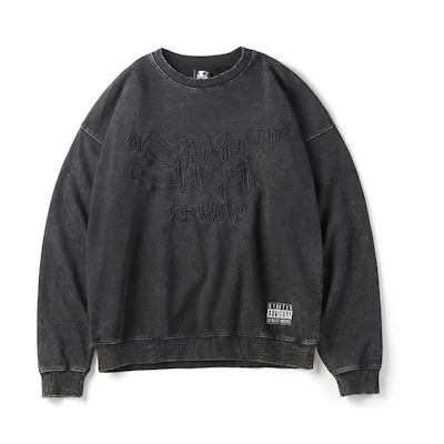 STARTER Retro Solid Logo Crewneck Oversized Sweatshirt Unisex SA41SW001U