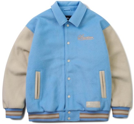 STARTER 复古拼色字母印花羊毛夹克 男女同款 SA34BJ004U Order STARTER 复古拼色字母印花羊毛夹克 男女同款 SA34BJ004U