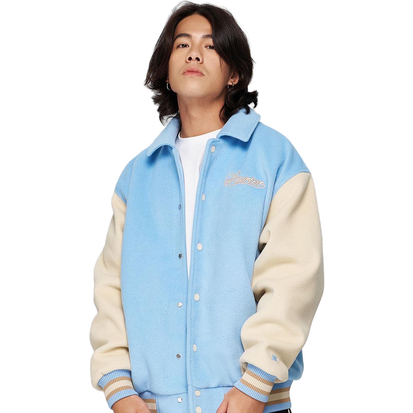 Lookbook STARTER 复古拼色字母印花羊毛夹克 男女同款 SA34BJ004U