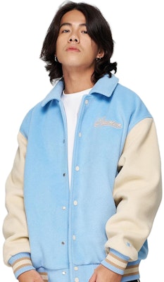 STARTER 复古拼色字母印花羊毛夹克 男女同款 SA34BJ004U Lookbook STARTER 复古拼色字母印花羊毛夹克 男女同款 SA34BJ004U