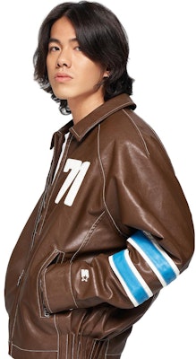 스타터 레트로 빈티지 루즈핏 바시티 재킷 유니섹스 스포츠웨어. SA34WJ003U Lookbook 스타터 레트로 빈티지 루즈핏 바시티 재킷 유니섹스 스포츠웨어. SA34WJ003U