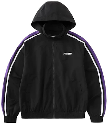 STARTER SS23 Logo Zip-Up Loose Fit Hoodie Jacket Unisex Black STDI2C1007M-BK01 Buy STARTER SS23 Logo Zip-Up Loose Fit Hoodie Jacket Unisex Black STDI2C1007M-BK01