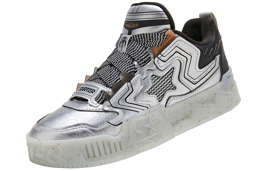 STARTER The Mandalorian VOL Low Top 'Silver' 'Retro Star' 圖 3