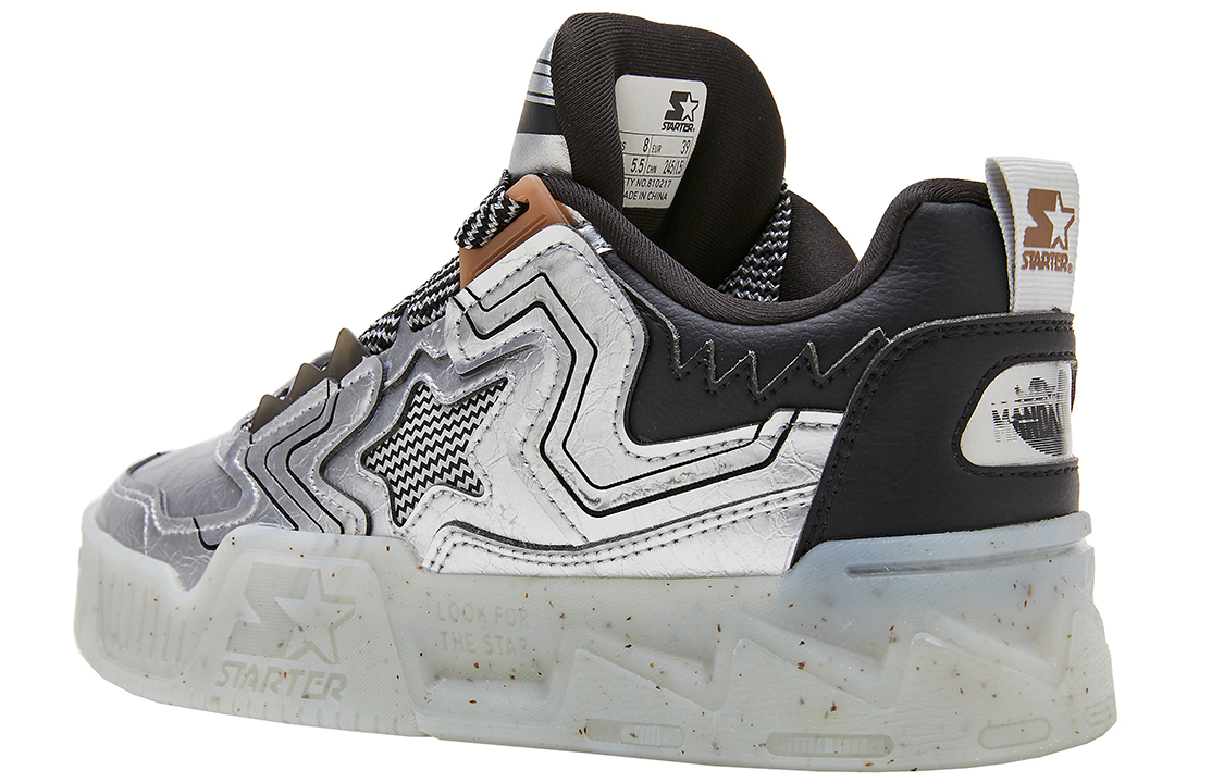 STARTER The Mandalorian VOL Low Top 'Silver' 'Retro Star' 圖 5