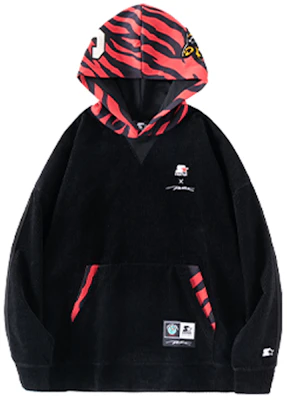 STARTER Tiger Year Hoodie Black Unisex - Tiger Stripe Patch Design STH1C0899M-BK01 Buy STARTER Tiger Year Hoodie Black Unisex - Tiger Stripe Patch Design STH1C0899M-BK01
