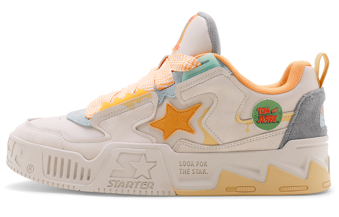 Order STARTER 跨界TOM&JERRY x Wave VOL 系列 低帮 '蜜瓜白 卡通拼色' STI2S6013-WH13(S-BOX)