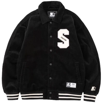 STARTER Unisex Black Long-Sleeve Polo Jacket STH4C1005-287099 Buy STARTER Unisex Black Long-Sleeve Polo Jacket STH4C1005-287099