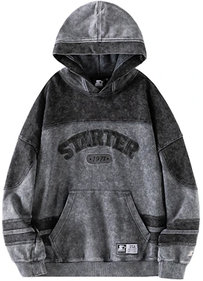 STARTER 男女同款拼色纯棉连帽衫 - 深灰色 STH1C0804M-GY03 Buy STARTER 男女同款拼色纯棉连帽衫 - 深灰色 STH1C0804M-GY03