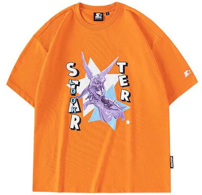 STARTER Unisex Letter Print Graphic T-Shirt Orange STG3C0215M Buy STARTER Unisex Letter Print Graphic T-Shirt Orange STG3C0215M