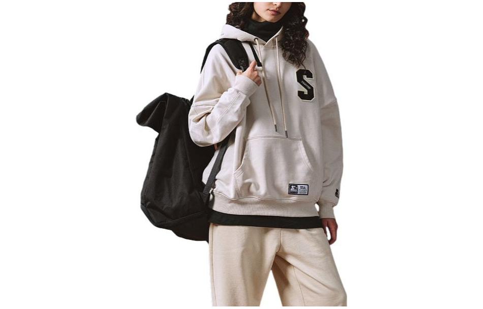 STARTER Unisex Letter Print Pullover Hoodie Sweatshirt STH4C0810-287098