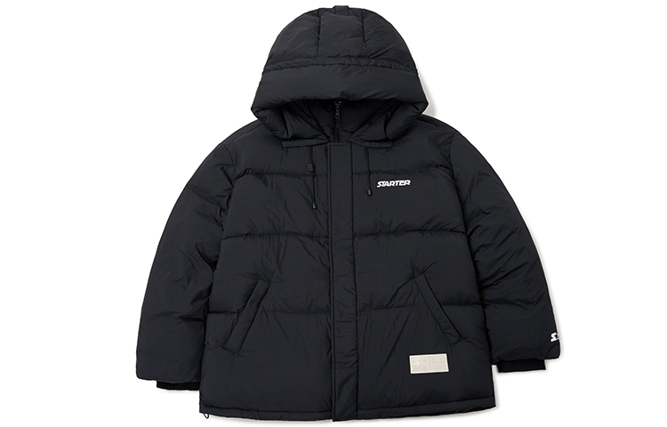 Order STARTER Jaket Down Hoodie Unisex Warna Solid dengan Logo. SA34DJ004U
