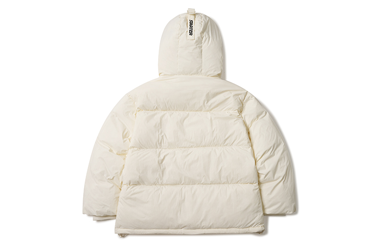 Cheap STARTER Jaket Down Hoodie Unisex Warna Solid dengan Logo. SA34DJ004U