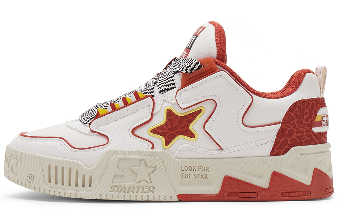 STARTER VOL2 Low Top 'White Red Burst' STI2S6005M-WH22