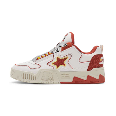 STARTER VOL2 Low Top 'White Red Burst'