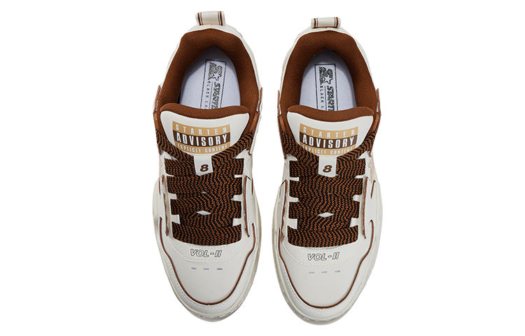 Purchase STARTER VOL2 面包星星鞋 多巴胺撞色爆裂紋 復古增高低筒厚底板鞋 男款 粉棕