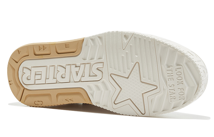 Details for STARTER VOL2 面包星星鞋 多巴胺撞色爆裂紋 復古增高低筒厚底板鞋 男款 粉棕